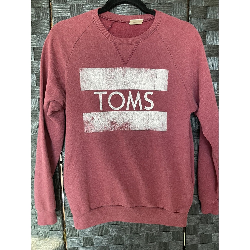 TOMS Maroon Crewneck with Pockets Size XS